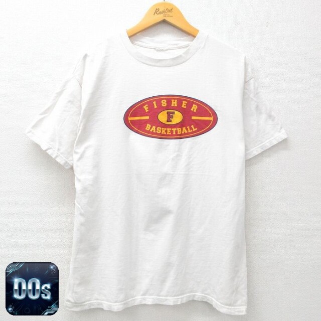 【50%OFF】00s 半袖Tシャツ フィッシャー ホワイト XL | 古着