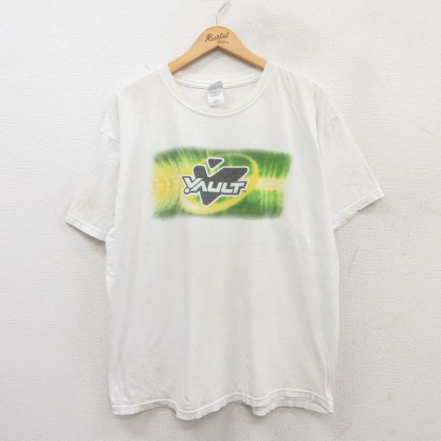 00s 半袖Tシャツ VAULT ホワイト XL | 古着