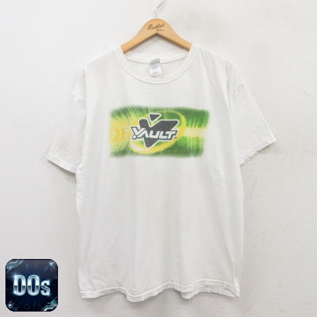 【50%OFF】00s 半袖Tシャツ VAULT ホワイト XL | 古着