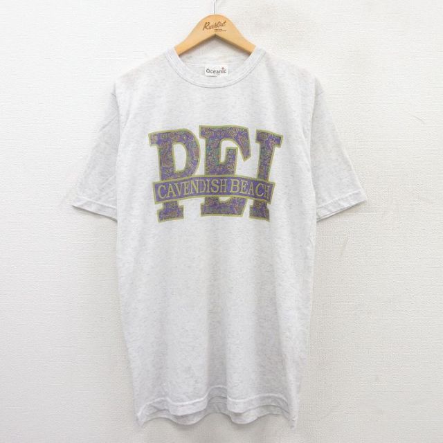 90s 半袖Tシャツ キャベンディッシュビーチ グレー L | 古着