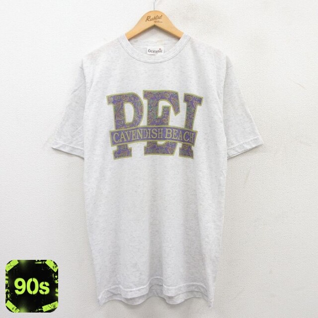 【50%OFF】90s 半袖Tシャツ キャベンディッシュビーチ グレー L | 古着