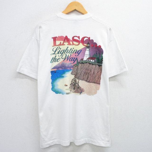 フルーツオブザルーム 90s 半袖Tシャツ LASC ホワイト XL | 古着