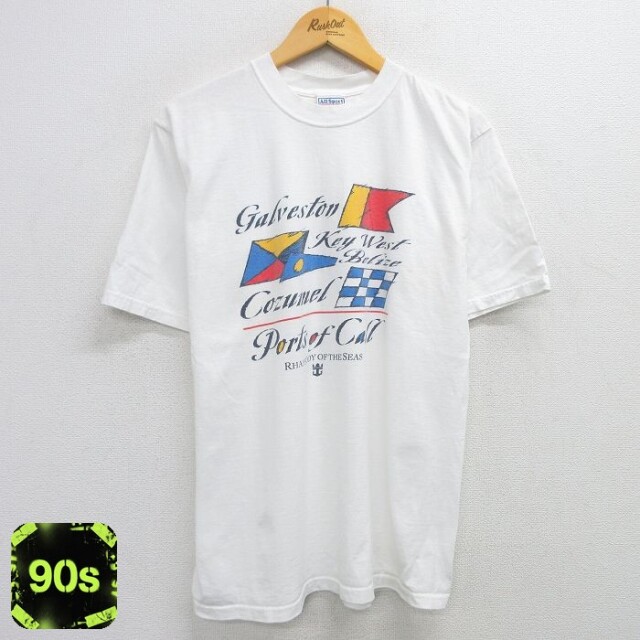 【50%OFF】90s 半袖Tシャツ コズメル ホワイト L | 古着