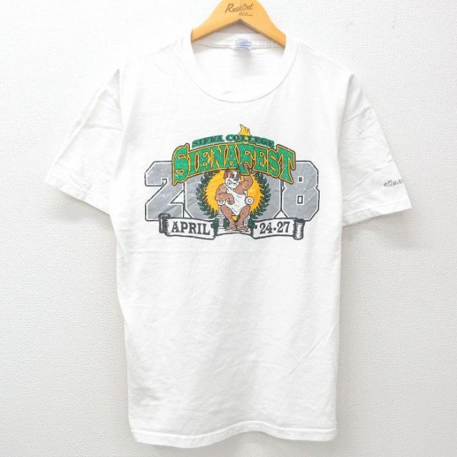 00s 半袖Tシャツ SIENAFEST ホワイト L | 古着