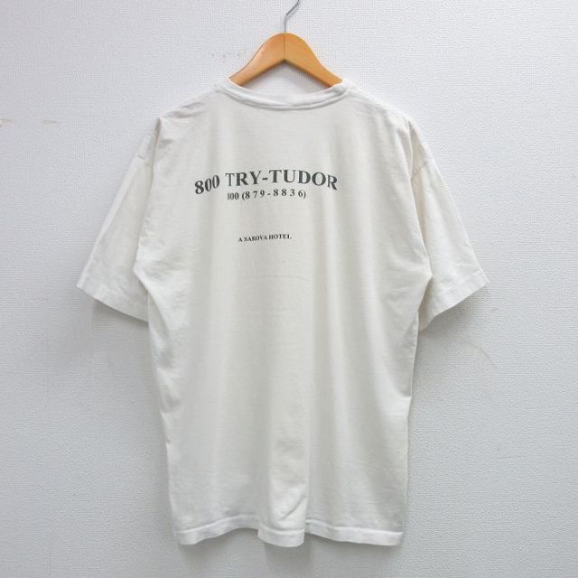 半袖Tシャツ TRY TUDOR ホワイト XL | 古着