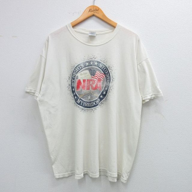 00s 半袖Tシャツ NRA ホワイト XL | 古着