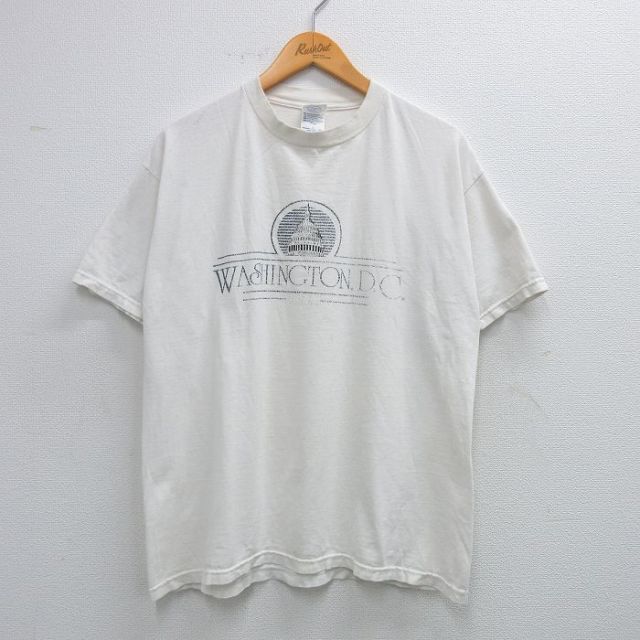 00s 半袖Tシャツ ワシントンDC ホワイト L | 古着