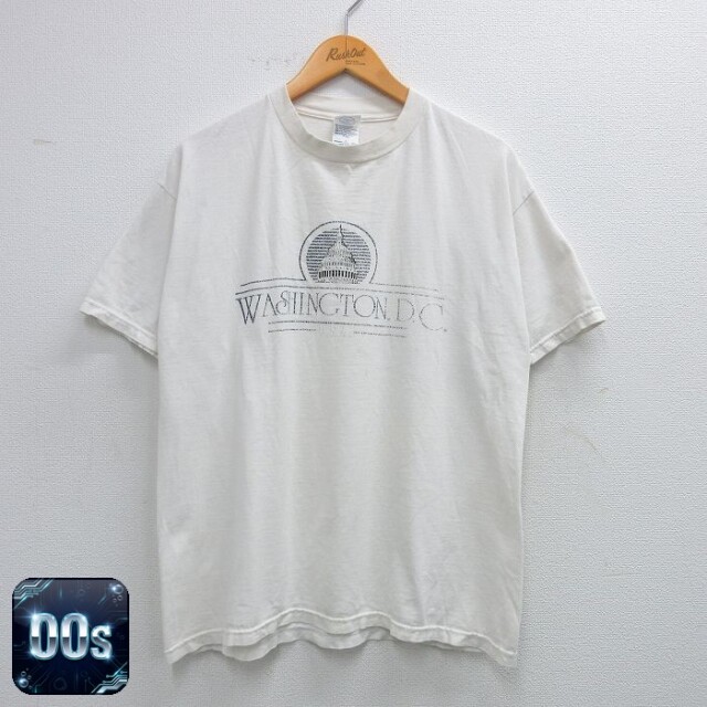 【50%OFF】00s 半袖Tシャツ ワシントンDC ホワイト L | 古着