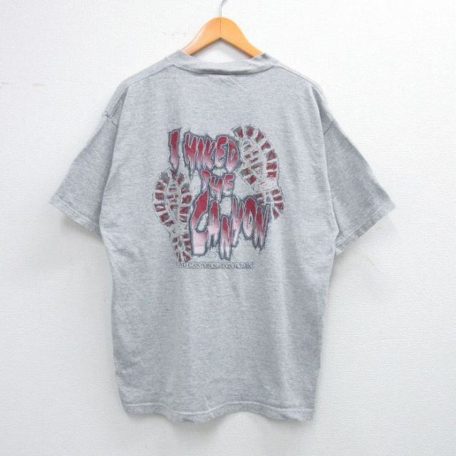 TULTEX 90s 半袖Tシャツ GRAND CANYON グレー XL | 古着