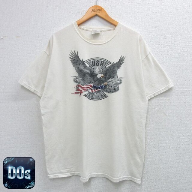 【50%OFF】ヘインズ 00s 半袖Tシャツ 鳥 ホワイト XL | 古着