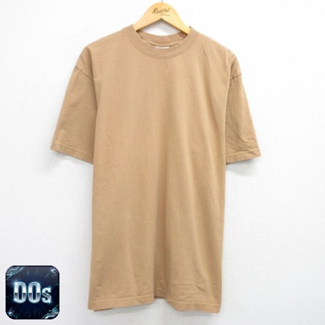 【50%OFF】00s 半袖Tシャツ 濃ベージュ XL | 古着