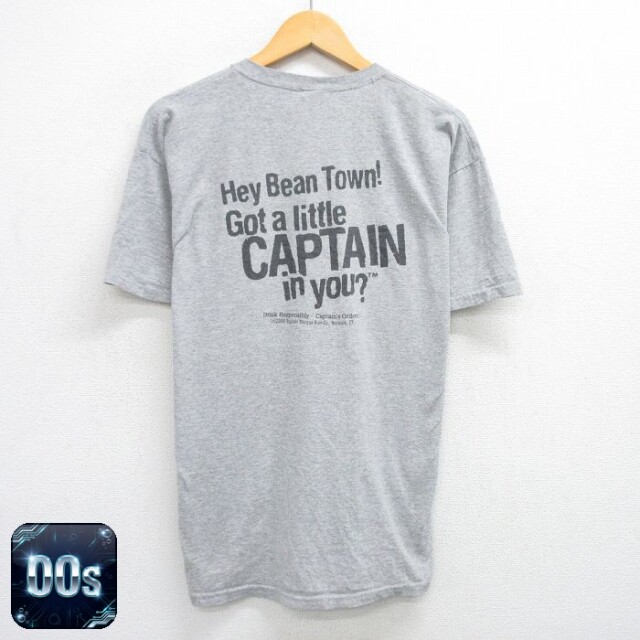 【50%OFF】フルーツオブザルーム 00s 半袖Tシャツ CAPTAIN グレー XL | 古着