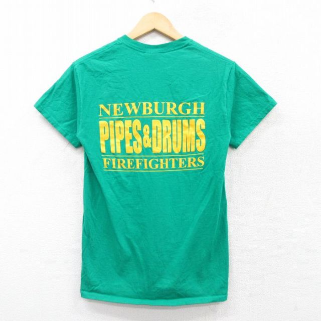 【50%OFF】半袖Tシャツ PIPES&DRUMS グリーン S | 古着