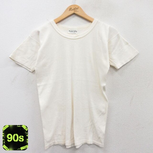【50%OFF】90s 半袖Tシャツ 生成り S | 古着