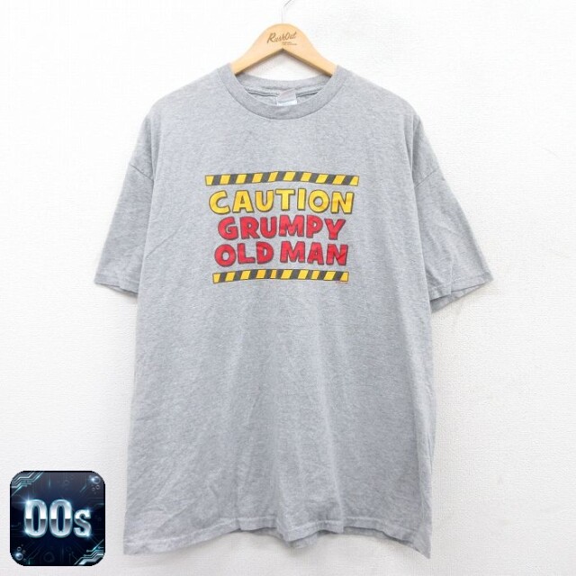 【50%OFF】00s 半袖Tシャツ OLDMAN グレー霜降り XL | 古着