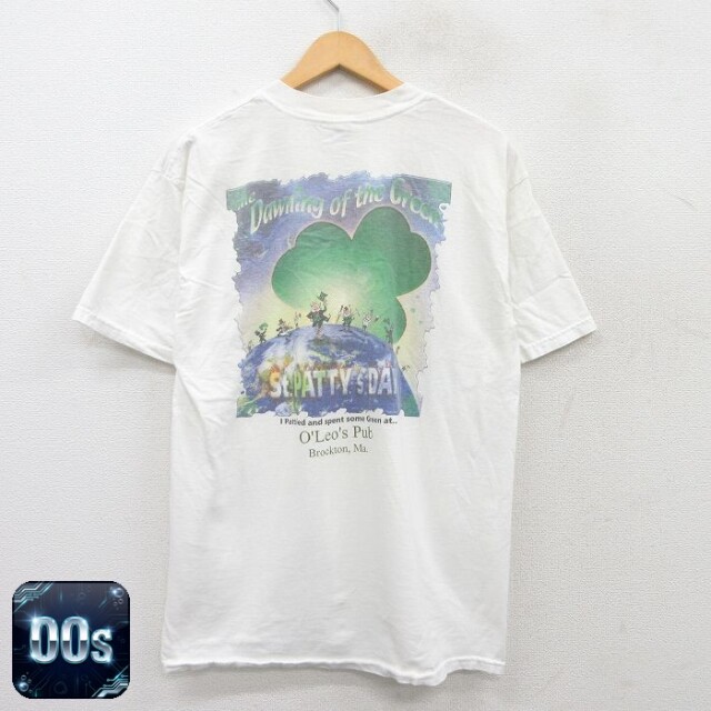 【50%OFF】00s 半袖Tシャツ クローバー ホワイト L | 古着