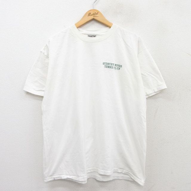 オニータ 90s 半袖Tシャツ サドベリーテニス ホワイト XL | 古着
