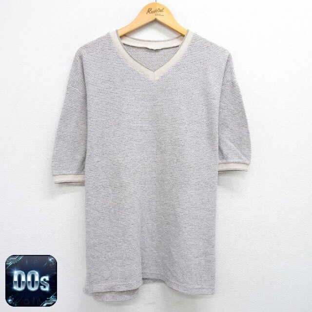 【50%OFF】00s 半袖Tシャツ Vネック グレー XL | 古着