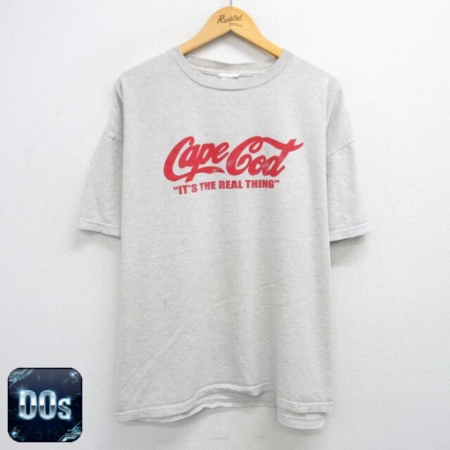 【50%OFF】00s 半袖Tシャツ ケープコッド グレー XL | 古着