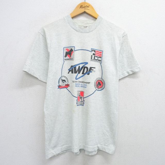 フルーツオブザルーム 90s 半袖Tシャツ AWDF グレー M | 古着