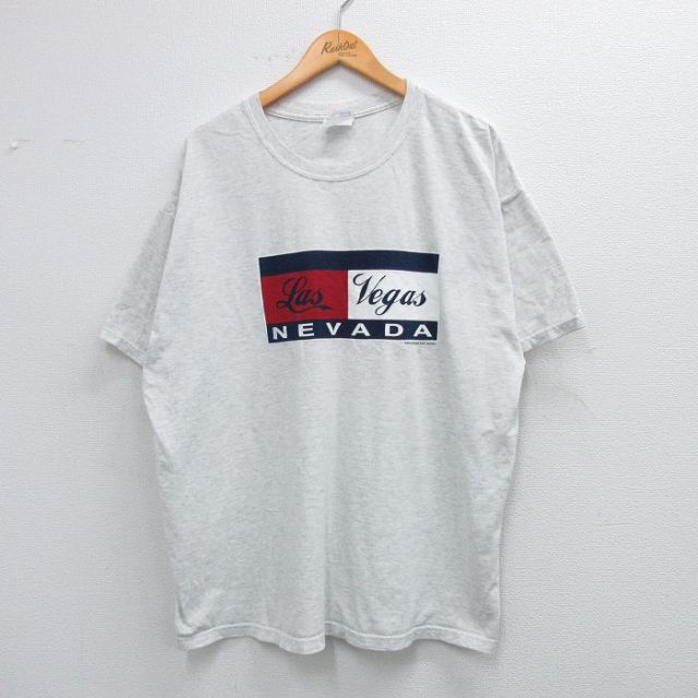 ヘインズ 00s 半袖Tシャツ ラスベガス ホワイト XL | 古着