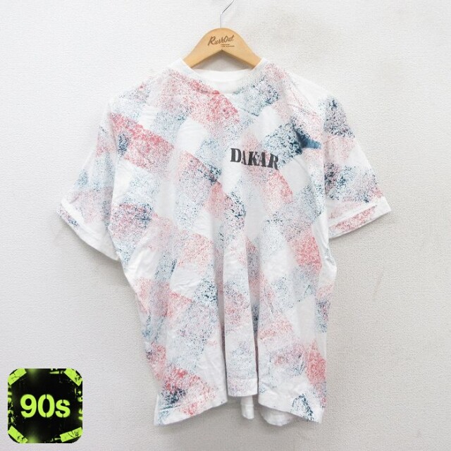 【50%OFF】90s 半袖Tシャツ セネガル レッド XL | 古着