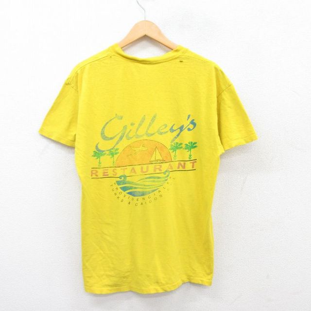 90s 半袖Tシャツ gilleys イエロー XL | 古着