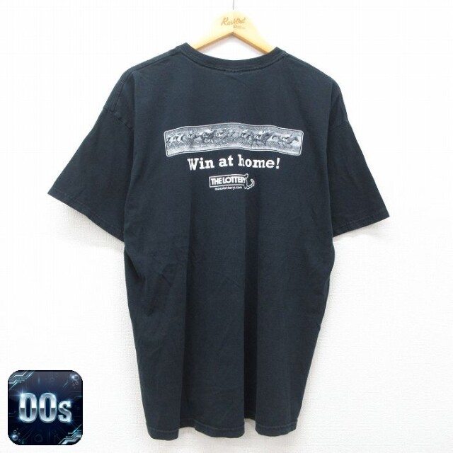 【50%OFF】00s 半袖Tシャツ 競馬 ブラック XL | 古着