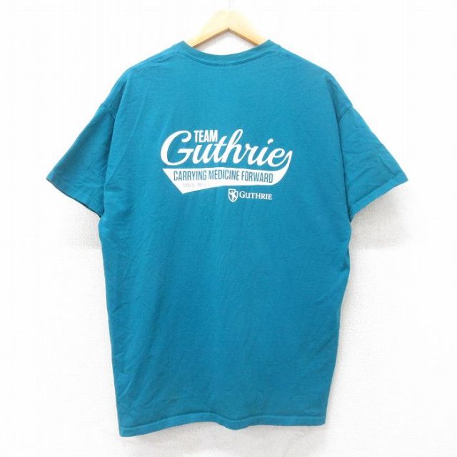 00s 半袖Tシャツ TEAM Guthrie グリーン XL | 古着