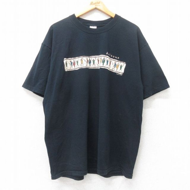00s 半袖Tシャツ アリゾナ ブラック XL | 古着
