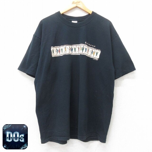 【50%OFF】00s 半袖Tシャツ アリゾナ ブラック XL | 古着