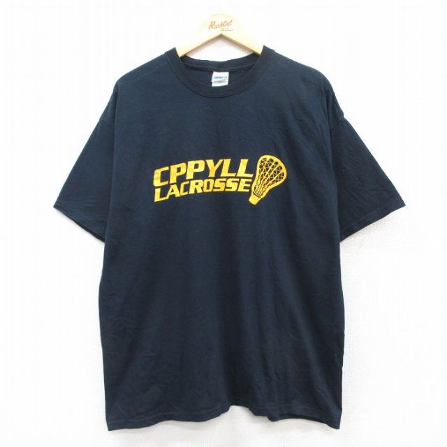 00s 半袖Tシャツ CPPYLL ラクロス ブラック XL | 古着