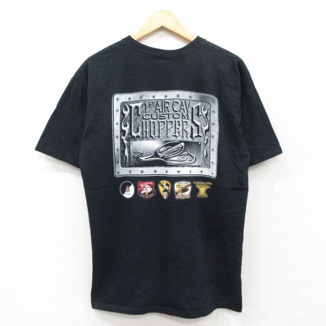 00s 半袖Tシャツ CHOPPERS WARRIOR REENLISTMENT ブラック L | 古着