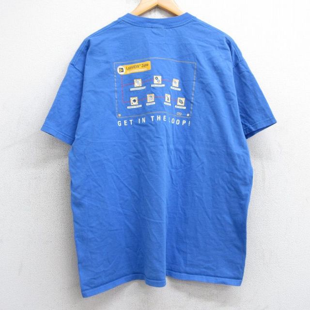 ナショナルインスツルメンツ 00s 半袖Tシャツ ネイビー XL | 古着