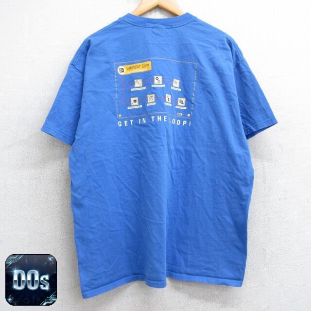 【50%OFF】ナショナルインスツルメンツ 00s 半袖Tシャツ ネイビー XL | 古着