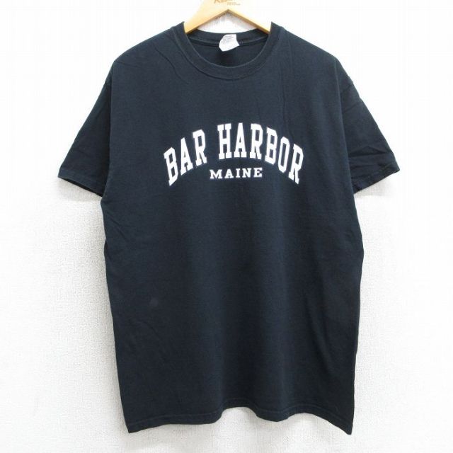 バーハーバー 00s 半袖Tシャツ ブラック L | 古着
