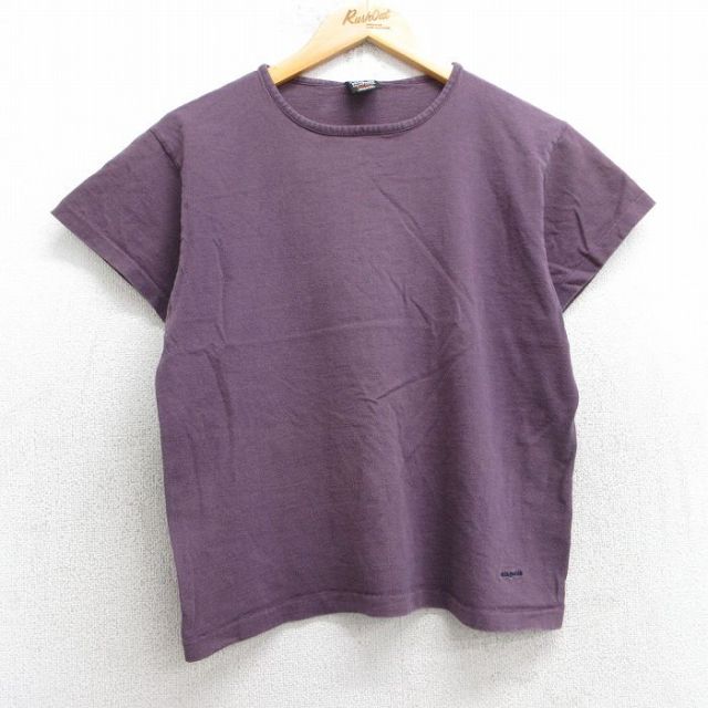 【50%OFF】パタゴニア 90s 半袖Tシャツ ワンポイント パープル M | 古着