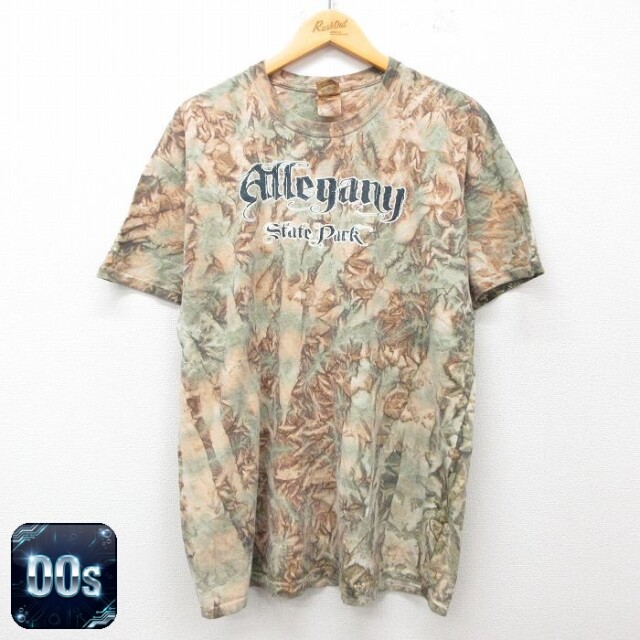 【50%OFF】00s 半袖Tシャツ Megary ブラウンタイダイ XL | 古着