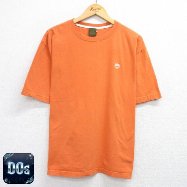 【50%OFF】ティンバーランド 00s 半袖Tシャツ ワンポイント オレンジ XL | 古着
