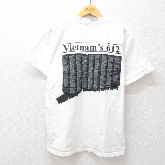 M★古着 フルーツオブザルーム 半袖 ビンテージ Tシャツ メンズ 00年代 00s Vietnam 白 ホワイト 25jul11 中古