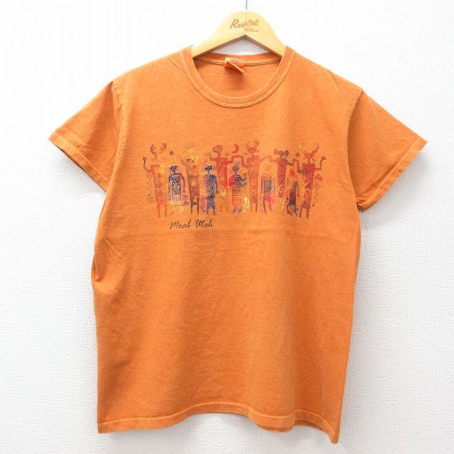 00s 半袖Tシャツ モアブ オレンジ L | 古着