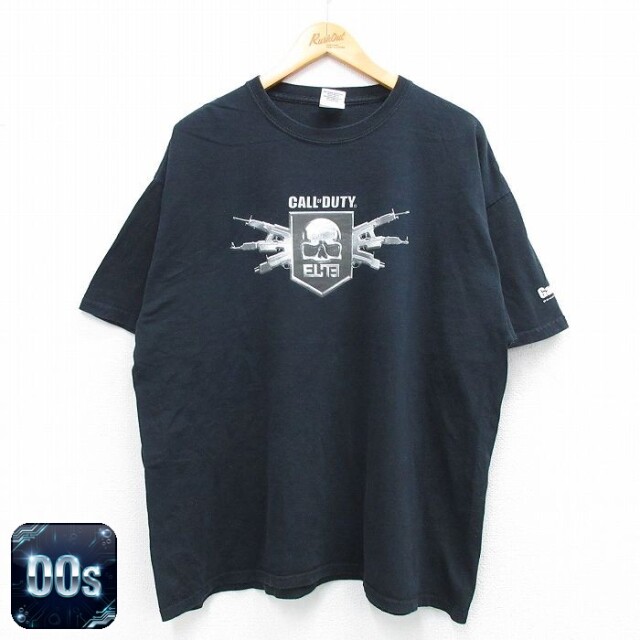 【50%OFF】コールオブデューティ 00s 半袖Tシャツ ゲーム ブラック XL | 古着