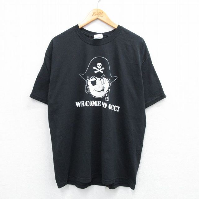 ヘインズ 00s 半袖Tシャツ オークランドコミュニティカレッジ ブラック XL | 古着