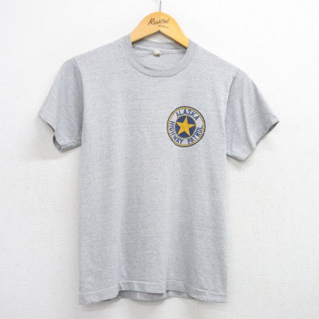 【50%OFF】スクリーンスターズ 80s 半袖Tシャツ アラスカパトロール グレー S | 古着