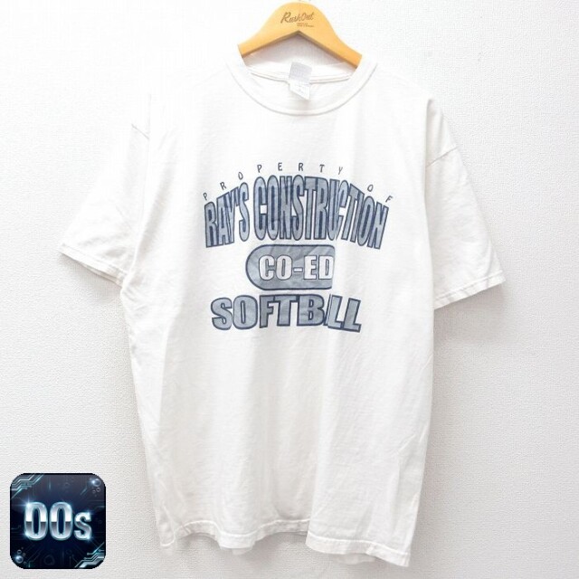 【50%OFF】ソフトボール 半袖Tシャツ RAYS ホワイト XL | 古着