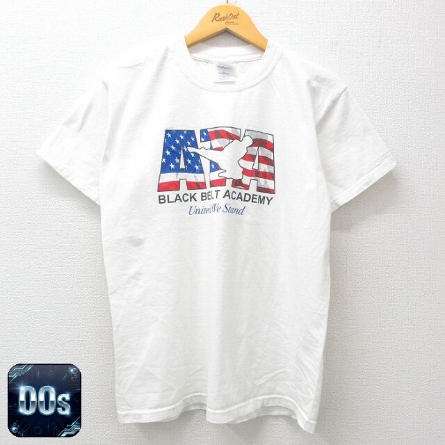 【50%OFF】ATA 00s 半袖Tシャツ 空手 星条旗 ホワイト M | 古着