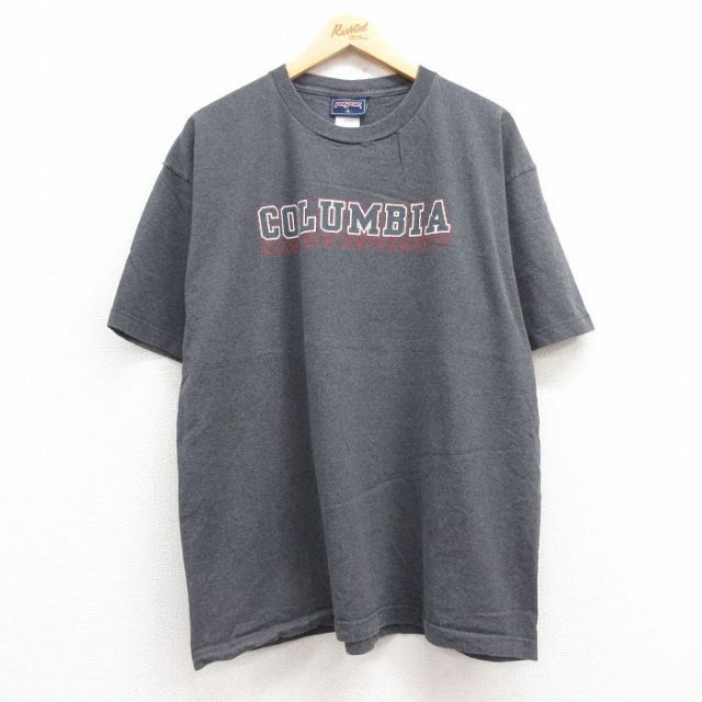 【50%OFF】ジャンスポーツ 00s 半袖Tシャツ コロンビア グレー XL | 古着