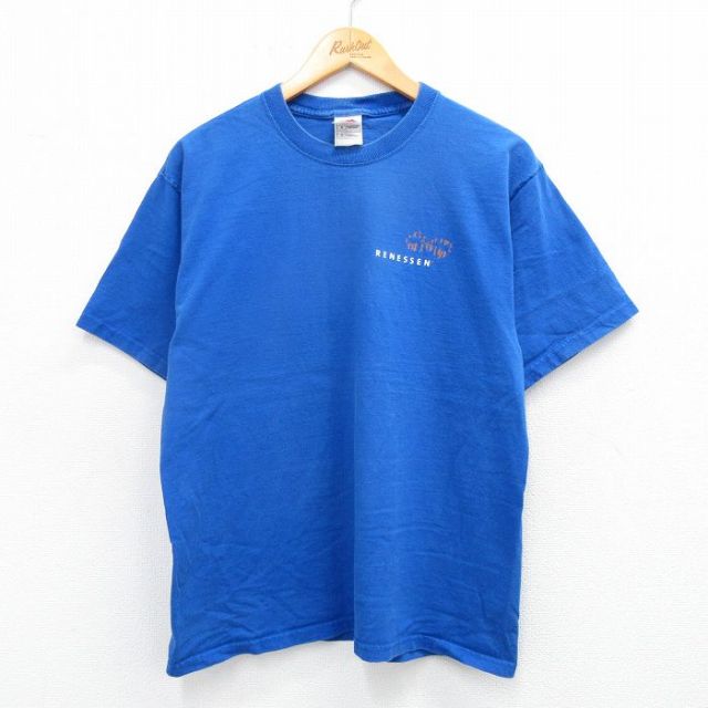フルーツオブザルーム 00s 半袖Tシャツ RENESSEN ブルー L | 古着