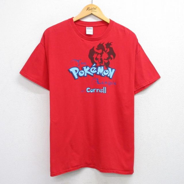 00s 半袖Tシャツ ポケットモンスター レッド XL | 古着