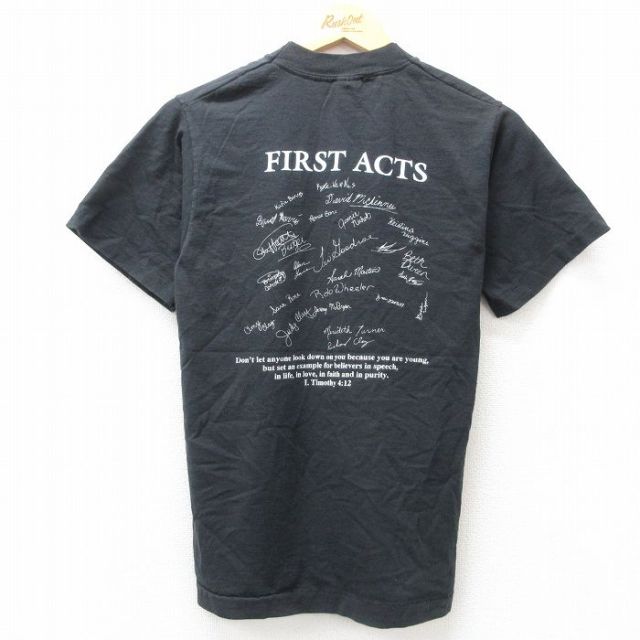 【50%OFF】フルーツオブザルーム 00s 半袖Tシャツ First Acts仮面 ブラック S | 古着